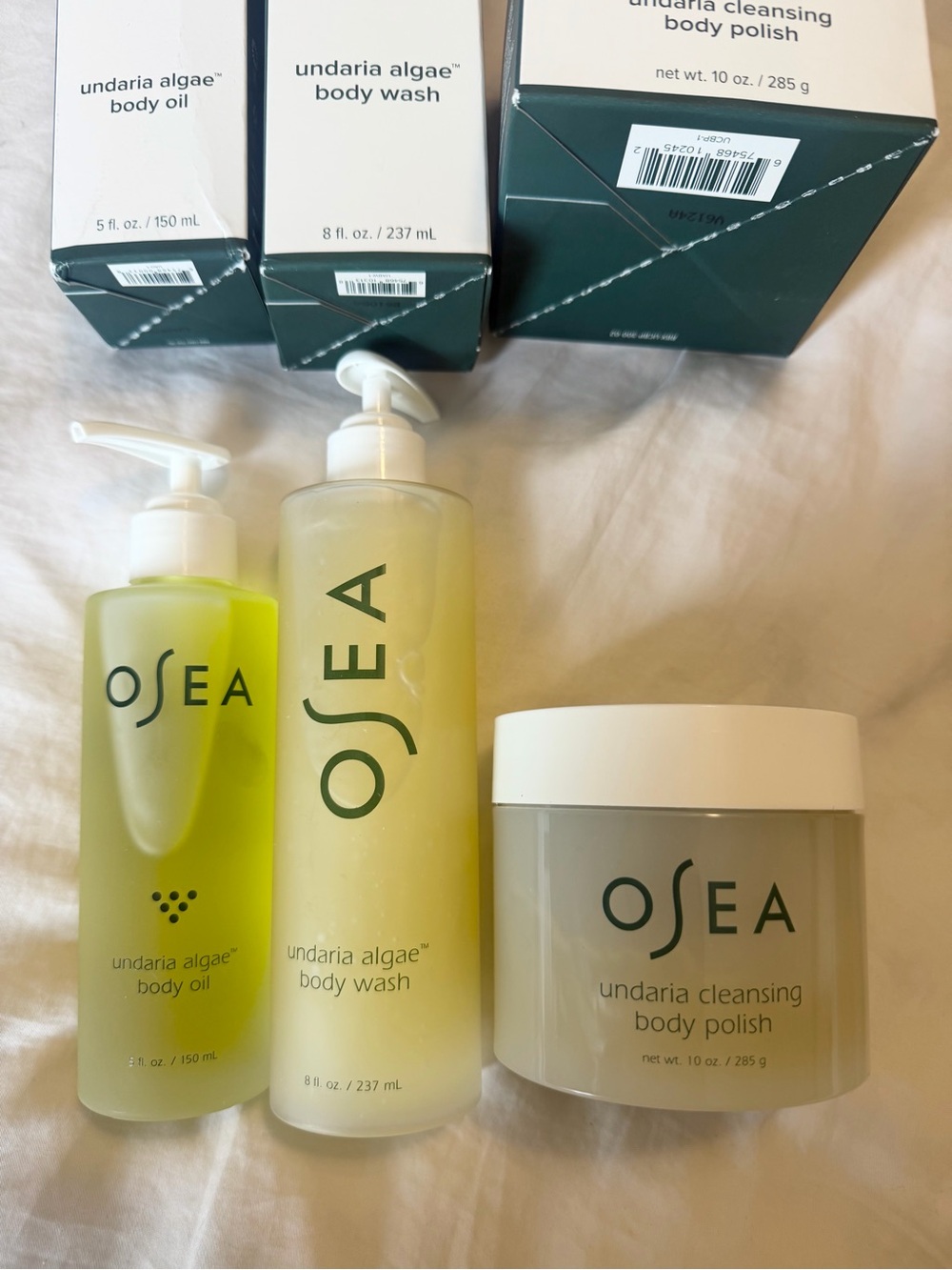 NEW Osea Bundle - Body Wash, Body Oil & Cleansing Body Polish
